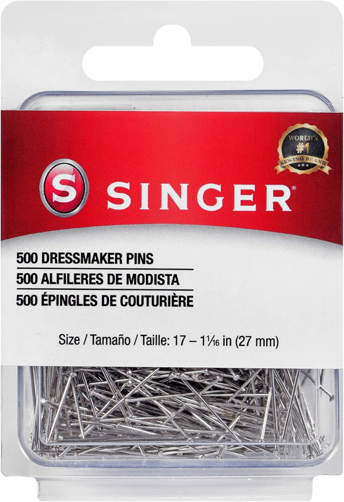 Singer 00349 Dressmaker Pins, Size 17, 500-Count...
