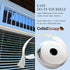 White Bird Tape for Windows (3/4" x 40' - Covers 2 to 3 Windows) | Window Decals to Prevent Bird Strike Prevention for Windows | White...