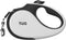 TUG 360° Tangle-Free Retractable Dog Leash | 16 ft Strong Nylon Tape | One-Handed Brake, Pause, Lock (Medium, White)...