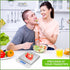 Digital Kitchen Scale – Battery Operated Highly Accurate Stainless Steel Abs Plastic Food Scale - Full Tare Function in 3kg/0.1g Gm and Oz for Wei...