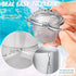 6 Pcs Ultrasonic Watch Parts Cleaner Baskets Stainless Steel Jewelry Steam Cleaner Ultrasonic Parts Cleaner Basket Mesh Ball Cleaning Small Holder...