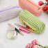 2 Pcs Cosmetic Bags Striped Makeup Bags Makeup Pouches Toiletry Bags Travel Organizers Makeup Travel Cases Beauty Organizers (Green Striped)...