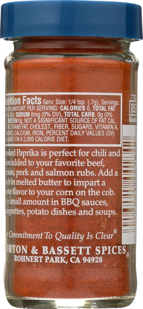 Morton & Bassett Paprika Smoked 2 Oz...