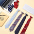 Janmercy 6 Pcs Clip on Tie for Men Clip on Easy Necktie Striped Solid Plaid Dots Mixed Lot Tie for Office School, 20 Inch (Assorted Style)...