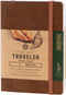 Pentalic 4" x 6" Pocket Sketchbook Traveler Journal, 160 Pages, Metallic Copper...