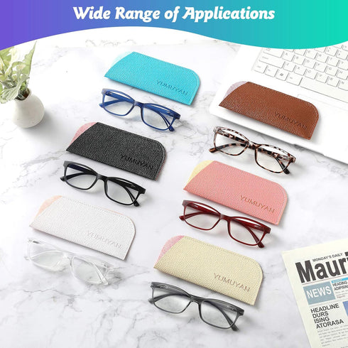 6-Pack Reading Glasses Blue Light Blocking for Women Men, Lightweight Anti Eyestrain/Glare Computer Readers with Spring Hinge(2.0)...