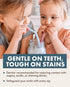Nightingale Reusable Silicone Straws - Bendy Drinking Straw with Cleaning Brush - Collapsible and Bendable Travel Straw for Kids - Dishwasher Safe...