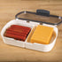 ProKeeper Split Deli Food Storage Container with Air-Tight Silicone Seal and Dry Erase Compatible Lid, 11.75...