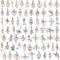 DOUBI Pearl Bead Cages Pendants Necklace Charms for Adults Women DIY Jewelry Making Aromatherapy Diffuser Necklace Lockets Metal Charms for Crafts...