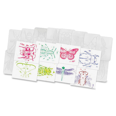 Rubbing Plates - True Insects; Set of 16; no. R-5803(Colors May Vary)...