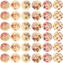 Ornament Crafts 100pcs Flower Glass Buttons 2 Holes Wooden Sewing Buttons DIY Clothing Sewing Supplies for DIY Project Crafts (Mixed Styles) 20MM ...