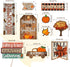 29 Pieces Home Sweet Classroom Fall Bulletin Board Decorations Welcome Pumpkins Happy Fall Thanksgiving Borders Decor Cutouts Accents for Autumn H...