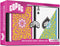 Copag 1546 Neoteric Design 100% Plastic Playing Cards, Bridge Size (Narrow) Regular Index Yellow/Pink/Blue Double Deck Set...