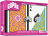 Copag 1546 Neoteric Design 100% Plastic Playing Cards, Bridge Size (Narrow) Regular Index Yellow/Pink/Blue Double Deck Set...
