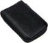 RFID Blocking Genuine Leather Mini Credit Card Case Organizer Compact Wallet with ID Window - Black...