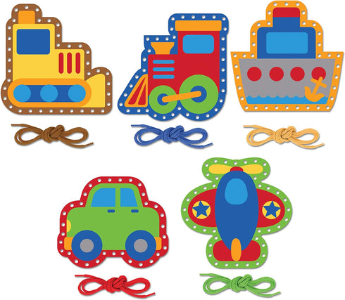 Stephen Joseph Lacing Cards, Transportation...