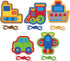 Stephen Joseph Lacing Cards, Transportation...