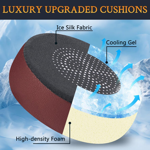 SOULWIT Cooling Gel Earpads Replacement for Jabra Evolve 75(75UC 75MS 75SE) Stereo Wireless Bluetooth Headset, Ear Pads Cushions with High-Density...