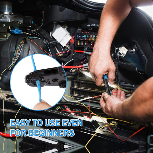 Kuject 270PCS Heat Shrink Butt Connectors, Insulated Waterproof Wire Connector kit, Tinned Copper Electrical Crimp Connectors for Automotive Marin...
