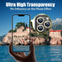 AGVEE 3+3 Camera Lens Protector for iPhone 15 Pro 6.1" / 15 Pro Max 6.7", Bling Diamond & Bling Glitter Metal Ring 9H Tempered HD Glass Camera Pro...
