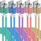 USB C Cable, 5Pack USB to USB C Cable, Type C Charger Fast Charging Cable Nylon Braided Android Charger for iPhone 15 Charger, Samsung Galaxy, Hua...