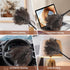 Ostrich Feather Duster Mini Feathers Dusters Natural Fluffy Soft with Plastic Handle and Eco-Friendly Washable Reusable Handheld for Cleaning Hous...
