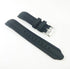 g24 22mm Waterproof Black Silicone Rubber Curved End Dive Watch Band Strap...