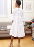 McCall's Patterns McCall's Women's Knee Length Pleated Dress, Sizes 14-22 Sewing Pattern, White...