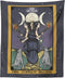 The Goddess Hecate Tarot Card Tapestry - Triple Moon Goddess of Witchcraft Hekate Wheel Pagan Witch Wall Hanging (60" x 50")...