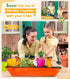Repotting Mat for Indoor Plants Transplanting, 27 Inches Waterproof Potting Mat Foldable PE Gardening Mat Tray Gift for Plant Lovers - Orange...