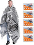 Emergency Blankets Mylar Thermal Blanket-(5 Pack) of Gigantic Space Blanket 82 * 64 in. Survival Blankets Heavy Duty Camping Gear,First Aid…...