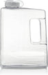 Arrow Home Products 1 Gallon Jug for Cold Drinks - Clear View Plastic Refrigerator Bottle w/Cap, Easy-Pour Spout & Graduated Markings - Made in US...