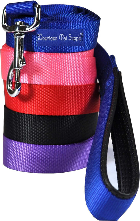 Downtown Pet Supply 2ft Dog Leash - Heavy-Duty Dog Leash with Padded Comfort Handle and Stainless Steel Fastener - Durable Dog Training Leash - 0....