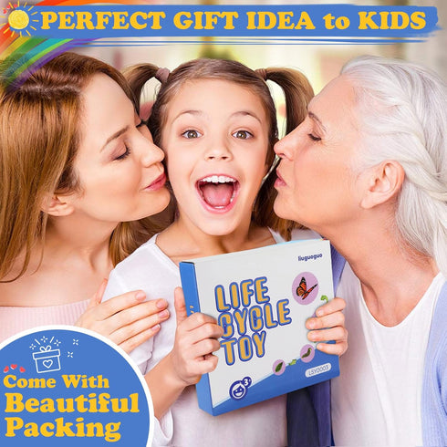 Life Cycle Toys for Kids, Learning & Educational Science Kits, Preschool Learning Toys for Toddler Age 3 4 5 6 7 8...