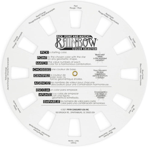 Dritz 3169 Rainbow Color Wheel Selector...