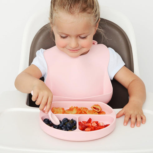 Silicone Chew Spoon Set for Babies and Toddlers - Safety Tested - BPA Free - Microwave, Dishwasher and Freezer Safe - Earth Shades...