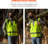 Ergodyne Squids 3132 Barcode Scanner Harness, Tethering Lanyard for Bar Code Scanners and Mobile Computers, Enhanced Visibility Small...