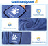 Nobleza Dog Towel, Super Absorbent Large Pet Towel with Hand Pockets, Microfiber Quick Drying Dog Towels for Drying Dogs, Mazarine...
