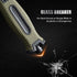 10" Fixed Blade Tactical Knives with Sheath and Clip, Stainless Steel Survival Hunting Bushcraft Full Tang Non-Slip Handle Outdoor Knife for Campi...