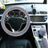 Fluffy Steering Wheel Cover for Women Girls Ladies, Accmor 15 inch Winter Warm Fuzzy Vehicle Wheel Protector, Fashion Fur Car Wheel Cover & Handbr...