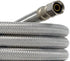Braided Stainless Steel Ice Maker Water Supply Hose - 6 Ft - Universal 1/4" Connectors from Kelaro