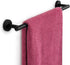 Marmolux Acc 14 Inches Hand Towel Holder Matte Black - Bathroom Hardware Black Towel Bar - Towel Rack Towel Hanger - Stainless Steel Wall Mount Ba...