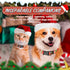 Christmas Dog Collars for Medium Dog - Red Plaid Snowflake-Themed Christmas Cute Dog Collars for Girls Dog, Adjustable Dogs Collar for Pet Decorat...