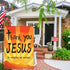 Thank You Jesus Garden Flag 12x18 Inch For Everything And Everyone Garden Flag 3ply Fabric Double Sided Christ Jesus Easter Garden Flag for Outdoo...