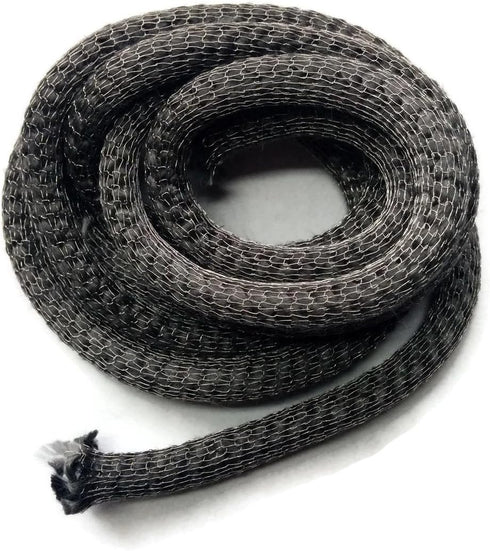 Midwest Hearth Wood Stove Replacement Gasket for Woodburning Stoves - Graphite Impregnated Fiberglass Gaskets (5/16" x 50" Rope w/Armored Jacket)...