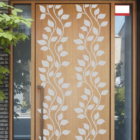 Large Vine Stencils for Painting on Wood Wall 16 Inch Reusable Branches Layering Leaf Leaves Stencils for Crafts Canvas Furniture Wall Drawing Car...