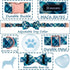 Maca Bates Blue Checkered Dog Collar with Bow Bowtie for Dogs Bows Tie Grid Summer Plaid Adjustable Breakaway Collars Accessories Birthday Gift fo...