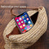 FENICAL Straw Clutch Bag Bohemian Zipper Wristlet Summer Beach Handbag for Women Girls...