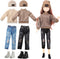 Bencailor 8 Pcs Doll Clothes Girls Doll Accessories Include Wear Sweater Dolls Pants Shoes Hat for Winter 12 Inch Doll(Elegant)...