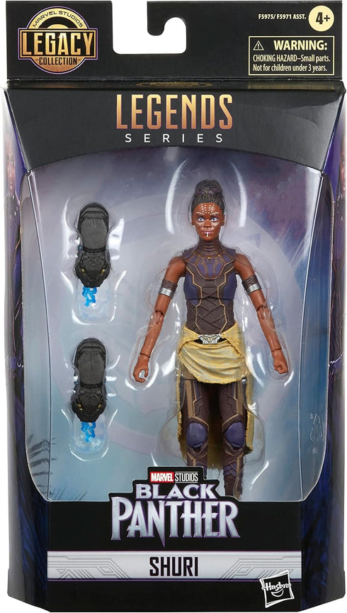 Marvel Legends Series Black Panther Legacy Collection Shuri 6-inch Action Figure Collectible Toy, 2 Accessories...